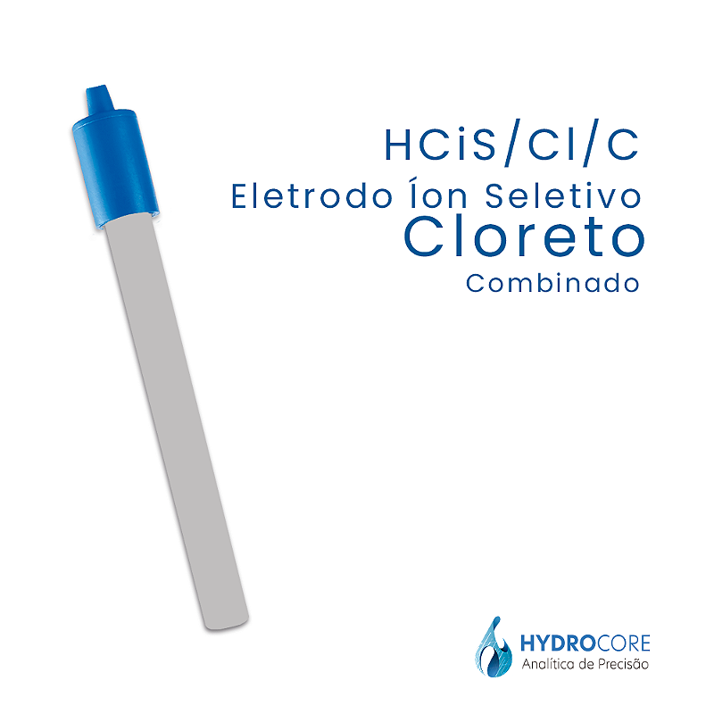 HCiS/Cl/C Eletrodo Íon Seletivo Cloreto Combinado