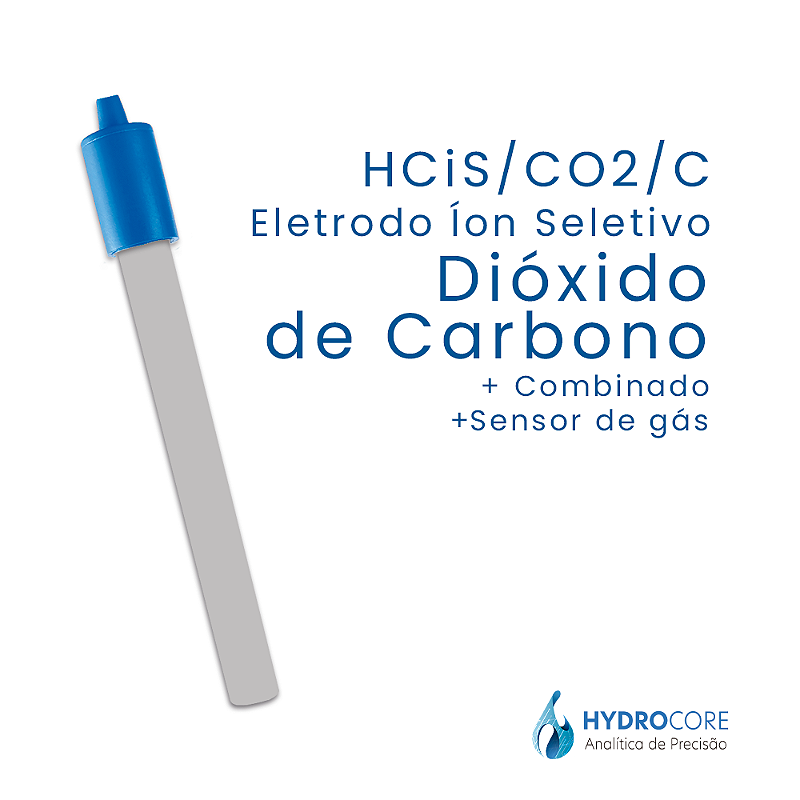 HCiS/CO2/C Eletrodo Íon Seletivo CO2 Combinado