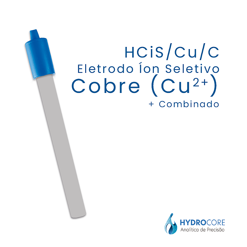 HCiS/Cu/C Eletrodo Íon Seletivo Cobre Combinado