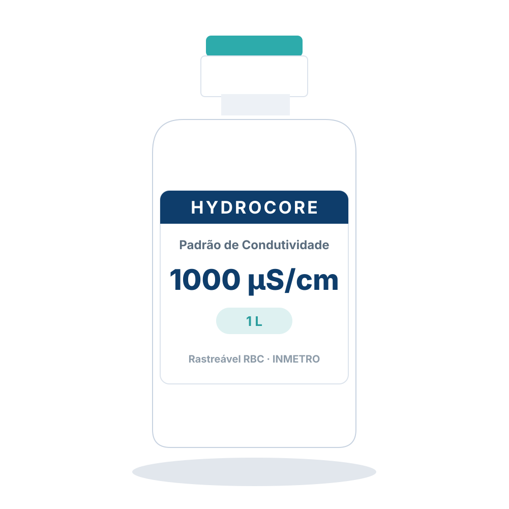 Solução Padrão de Condutividade 1000 µS/cm a 25 ºC (1 L)