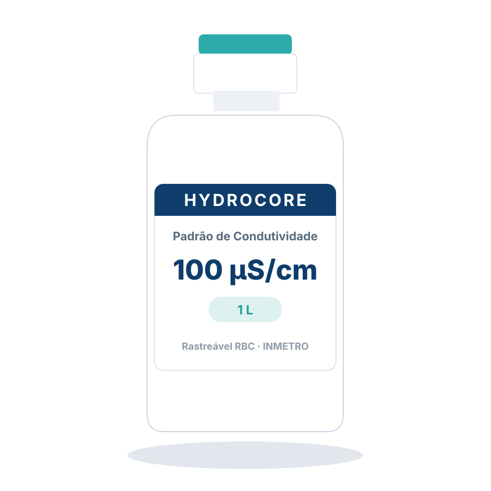 Solução Padrão de Condutividade 100 µS/cm a 25 ºC (1 L)