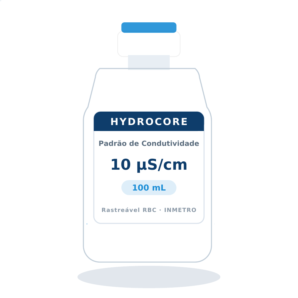 Solução Padrão de Condutividade 10 µS/cm a 25 ºC — 100 mL