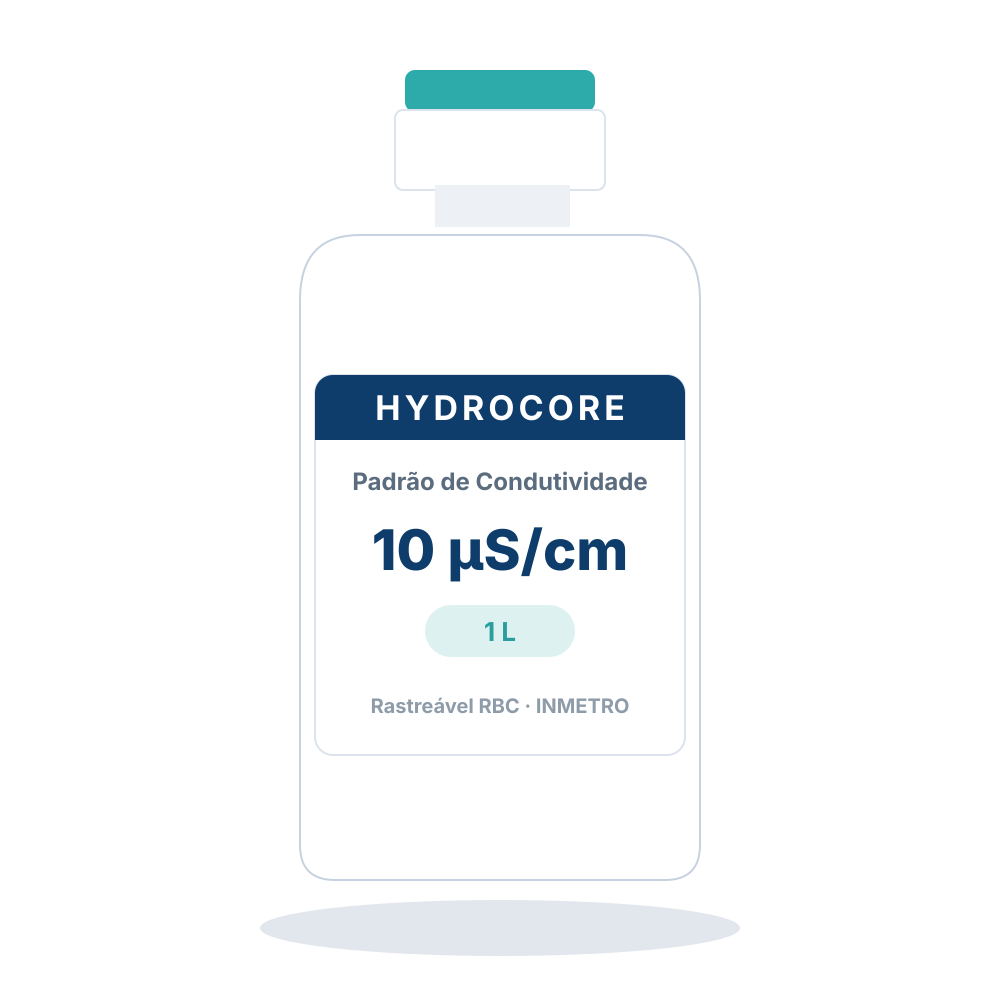 Solução Padrão de Condutividade 10 µS/cm a 25 ºC (1 L)