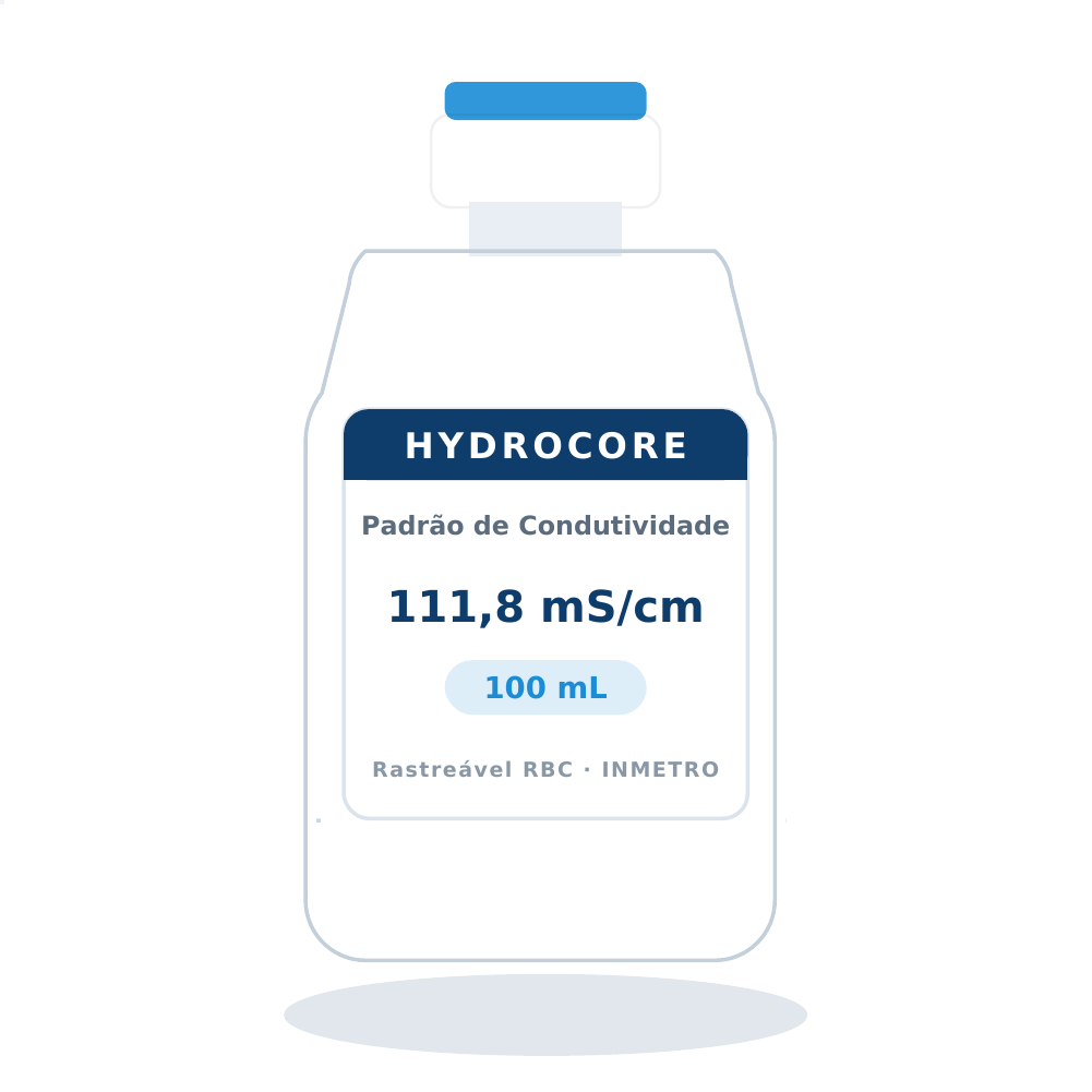 Solução Padrão de Condutividade 111,8 mS/cm a 25 ºC — 100 mL
