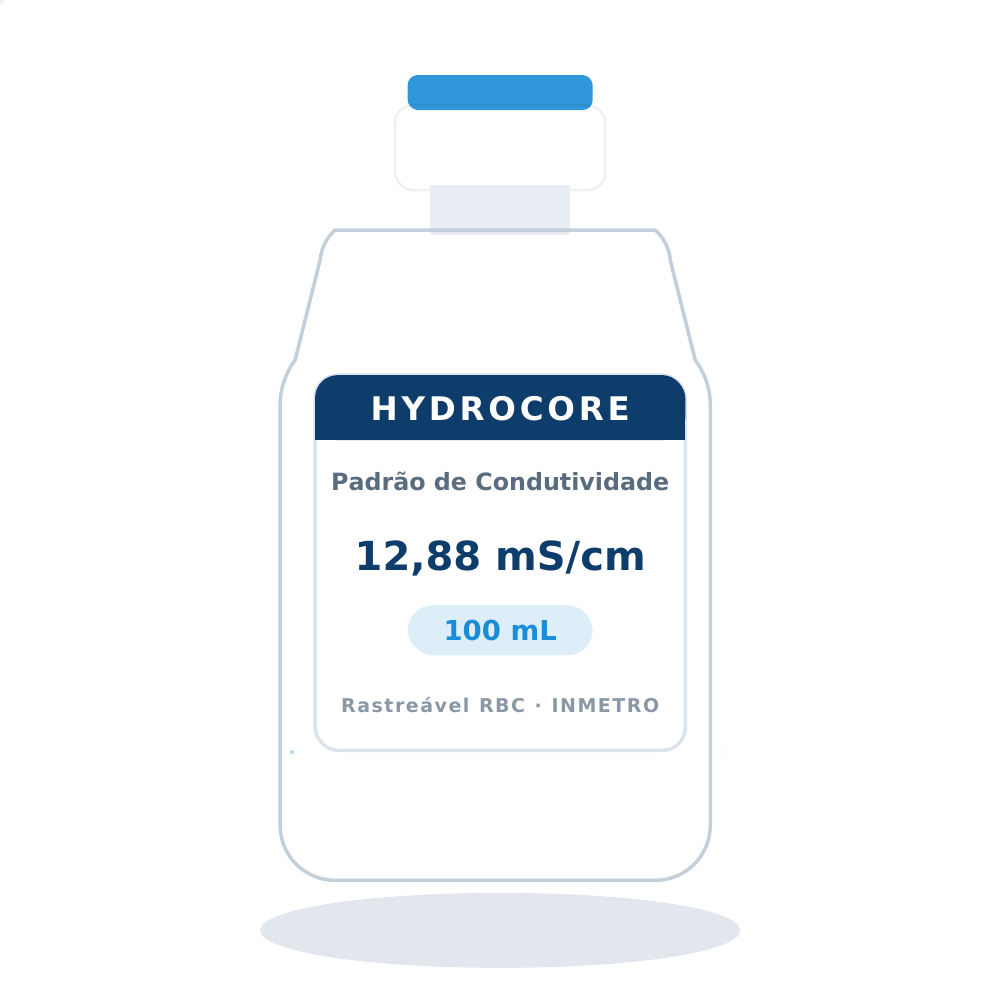 Solução Padrão de Condutividade 12,88 mS/cm a 25 ºC — 100 mL
