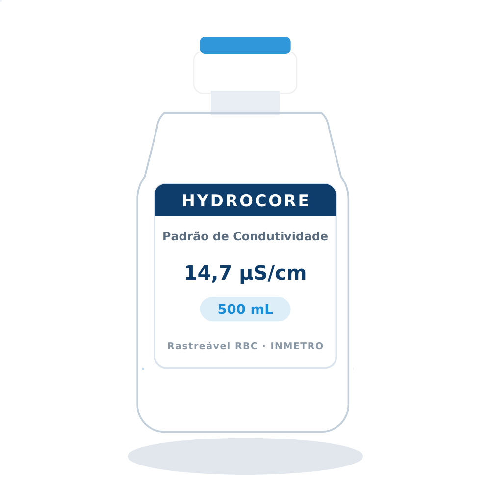 Solução Padrão de Condutividade 14,7 µS/cm a 25 ºC — 500 mL