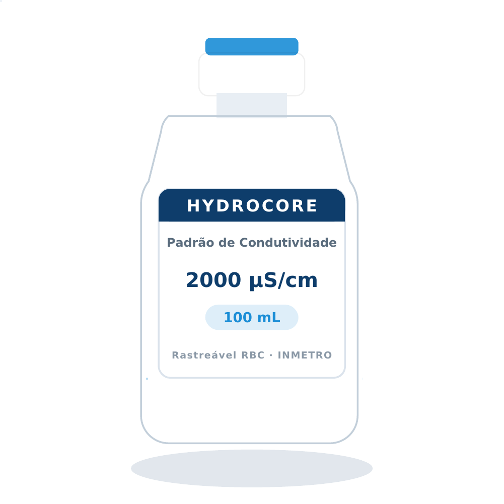 Solução Padrão de Condutividade 2000 µS/cm a 25 ºC — 100 mL