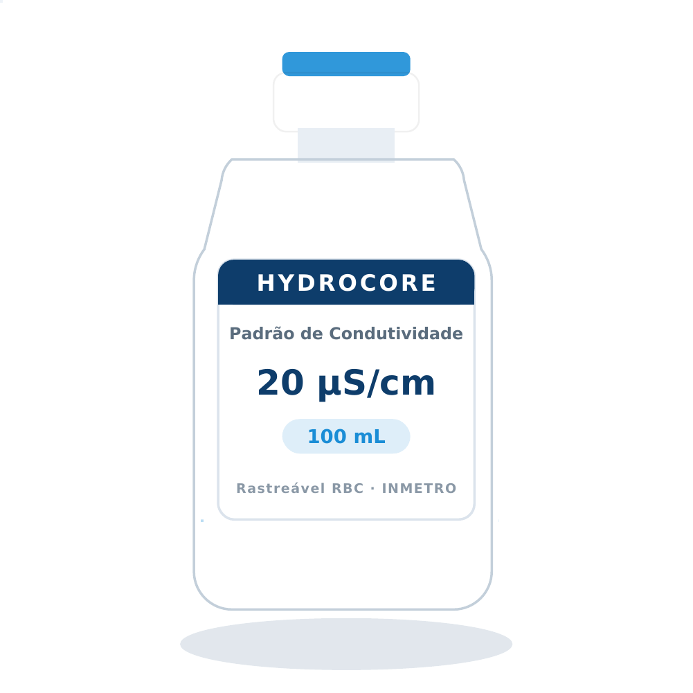 Solução Padrão de Condutividade 20 µS/cm a 25 ºC — 100 mL