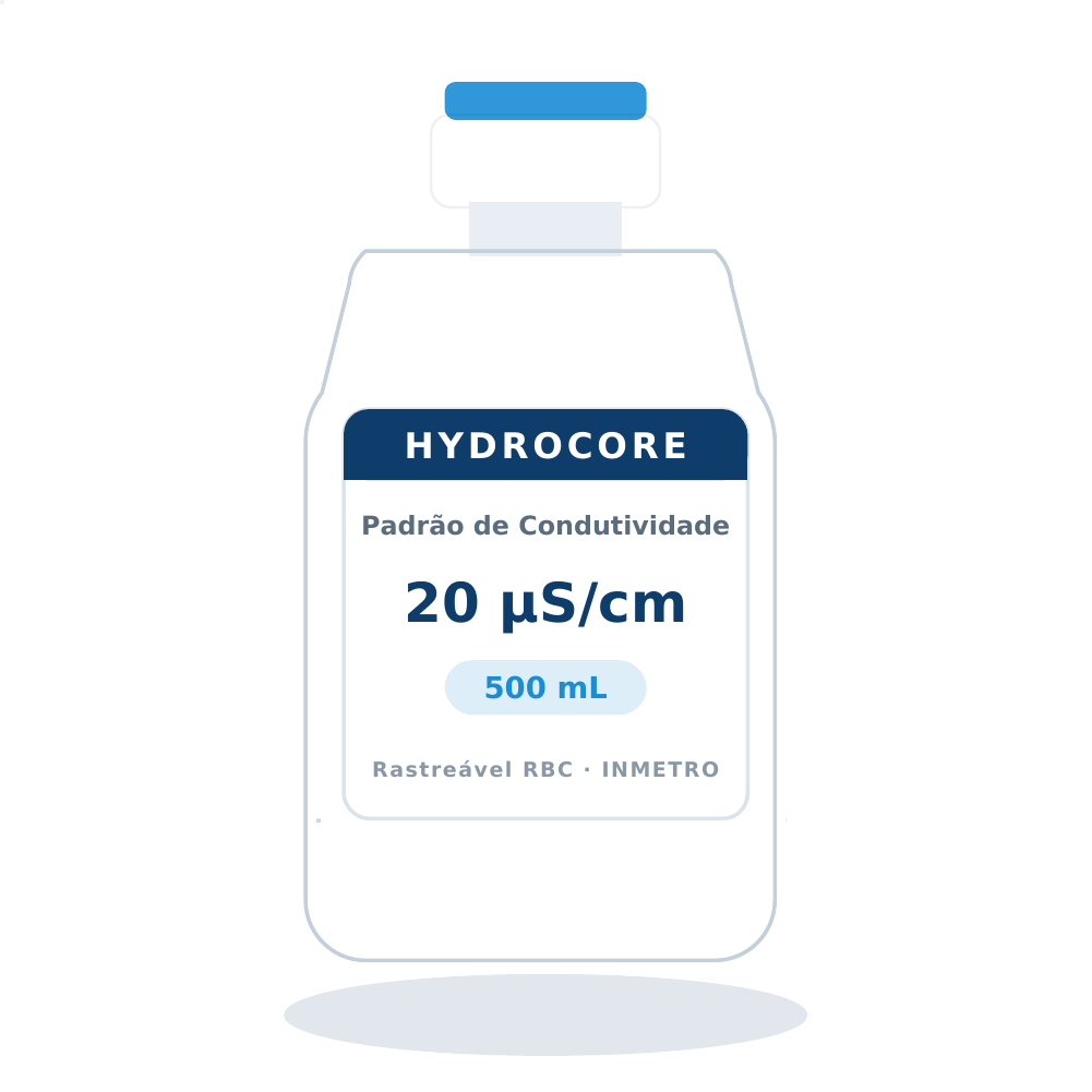Solução Padrão de Condutividade 20 µS/cm a 25 ºC — 500 mL