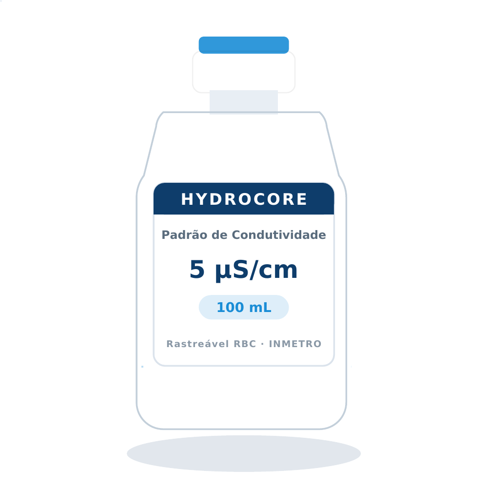 Solução Padrão de Condutividade 5 µS/cm a 25 ºC — 100 mL
