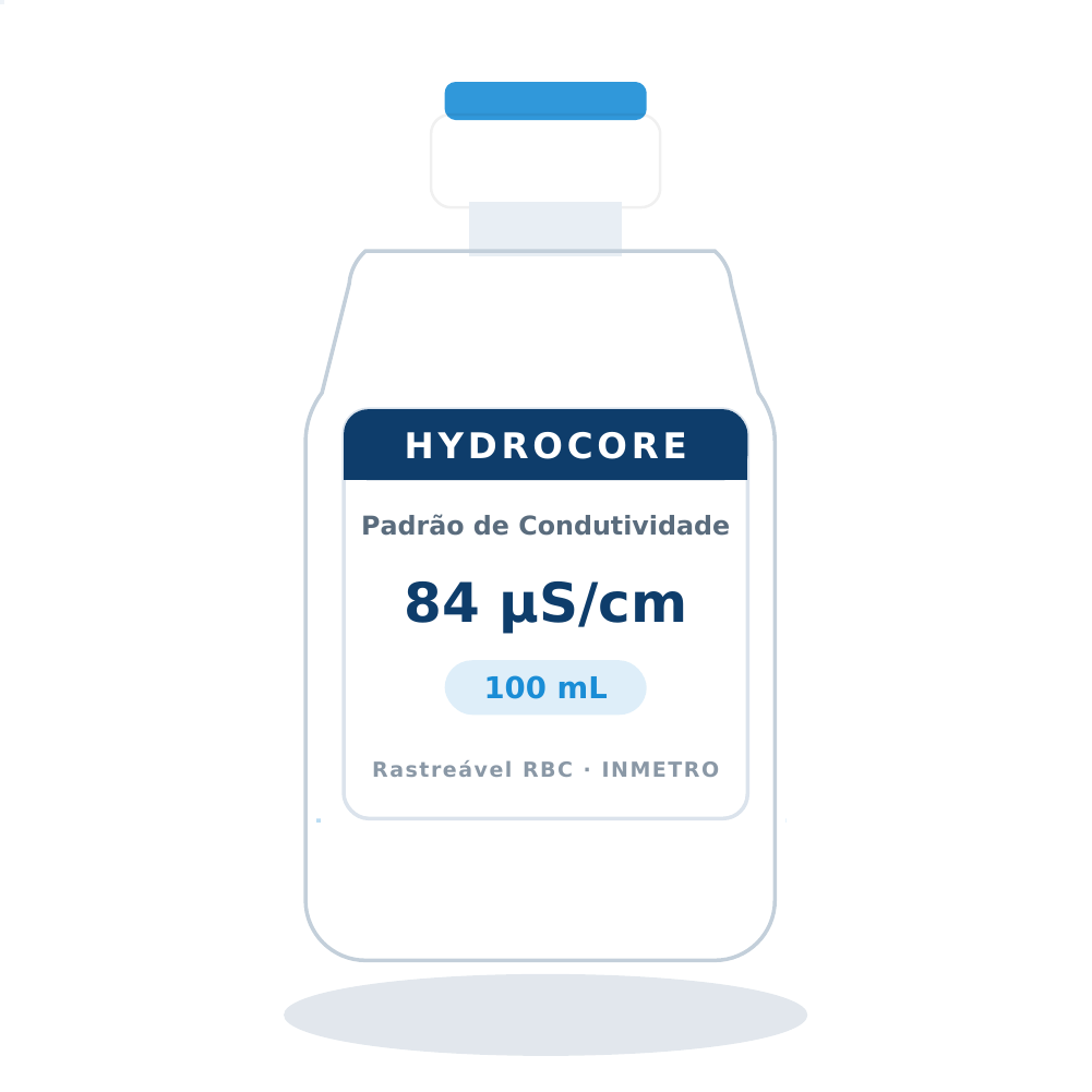 Solução Padrão de Condutividade 84 µS/cm a 25 ºC — 100 mL