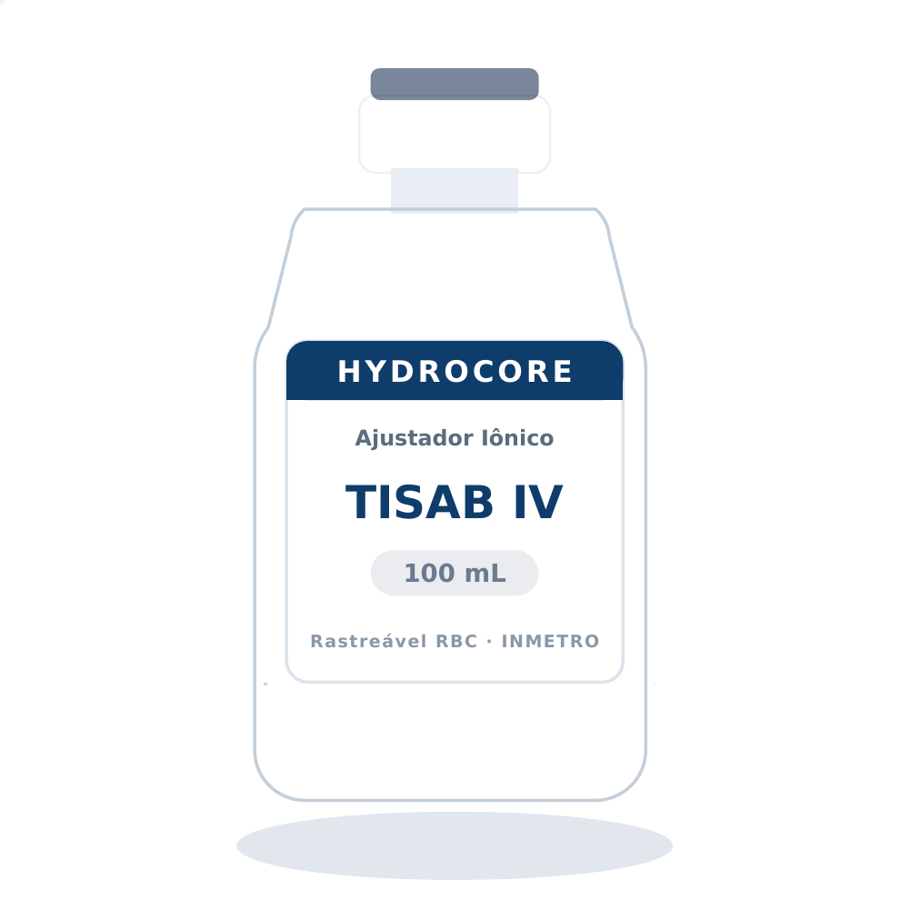 Ajustador de Força Iônica (ISA / TISAB IV) para Haletos — 100 mL