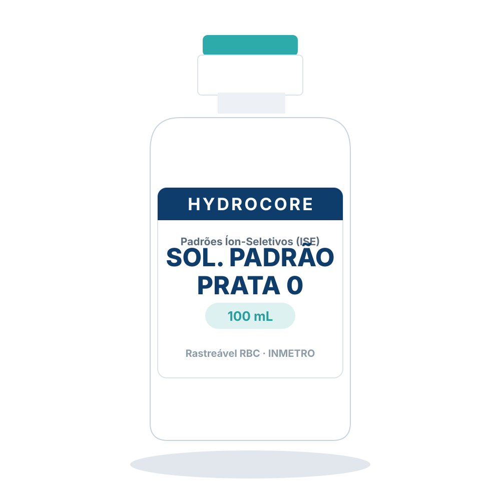 Solução Padrão de Prata 0,1 mol/L para ISE (100 mL)