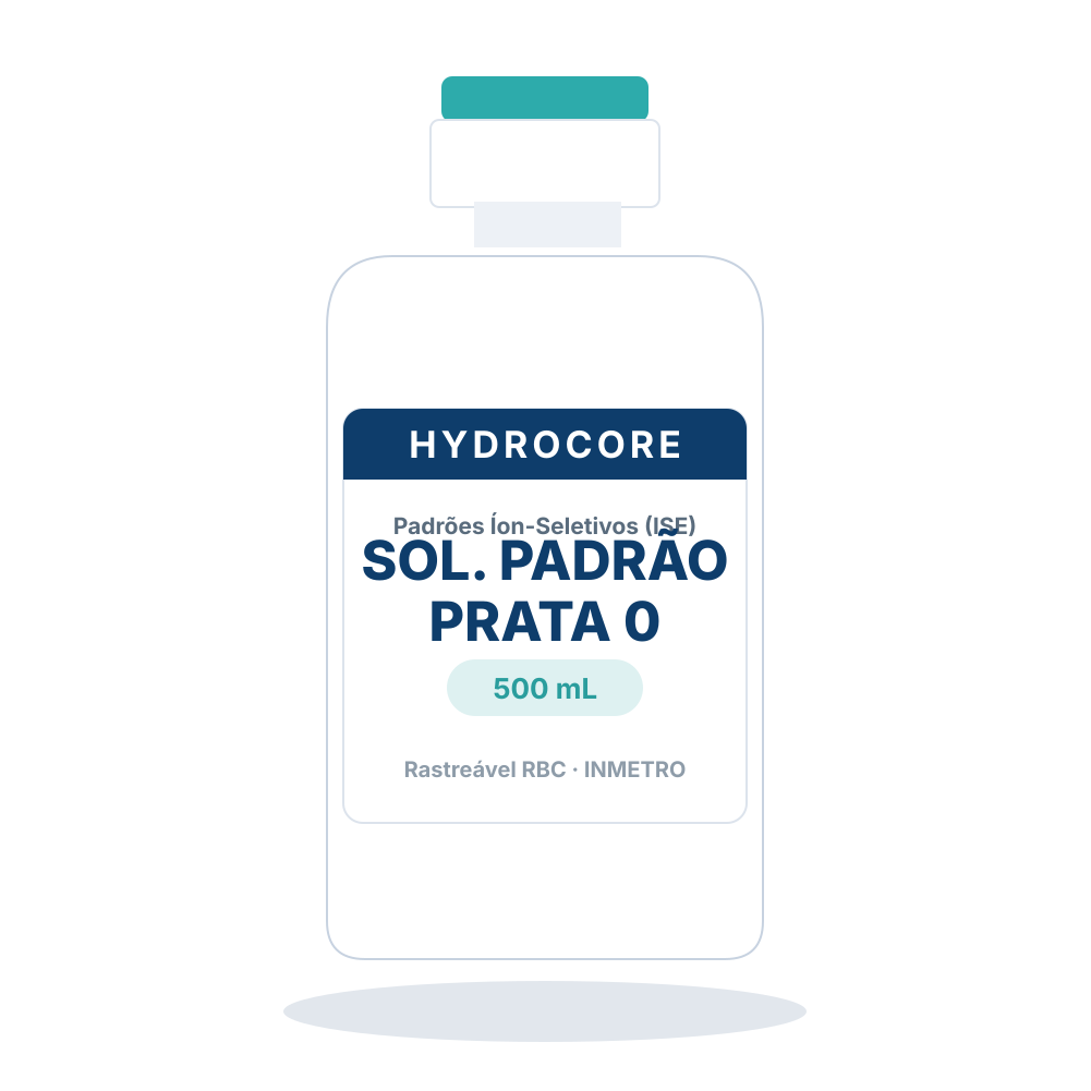 Solução Padrão de Prata 0,1 mol/L para ISE (500 mL)