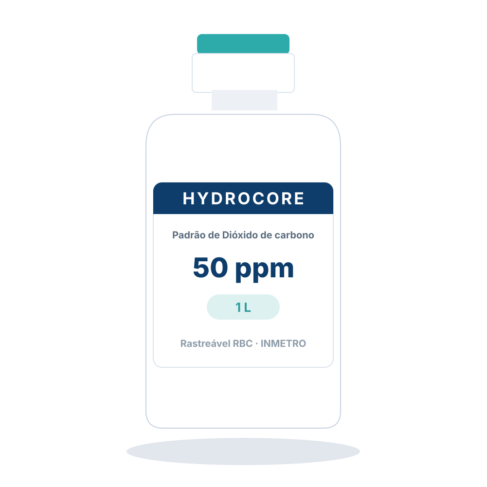 SOL. PADRÃO DIÓXIDO DE CARBONO 50 ppm (1 L)
