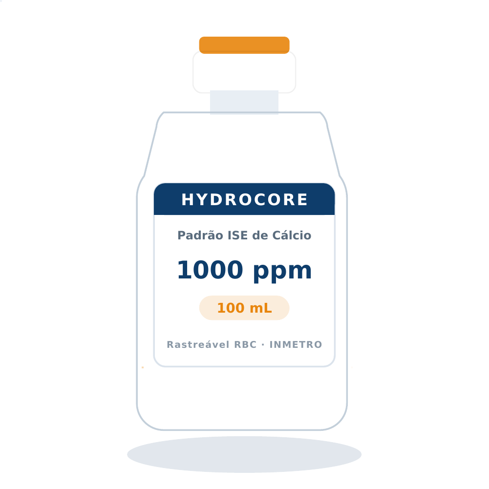Solução Padrão de Cálcio 1000 ppm para ISE — 100 mL