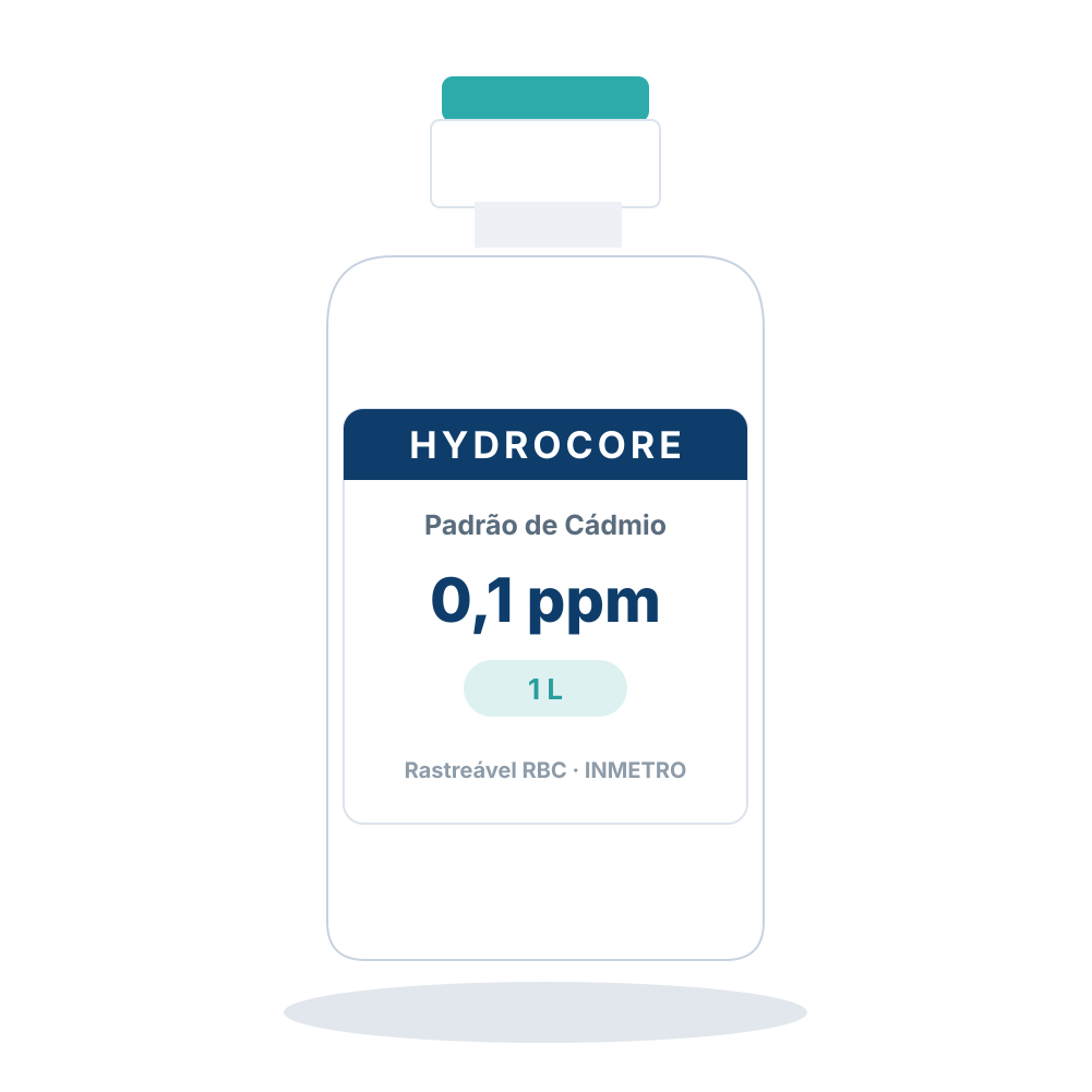 Solução Padrão de Cádmio 0,1 ppm para ISE (1 L)