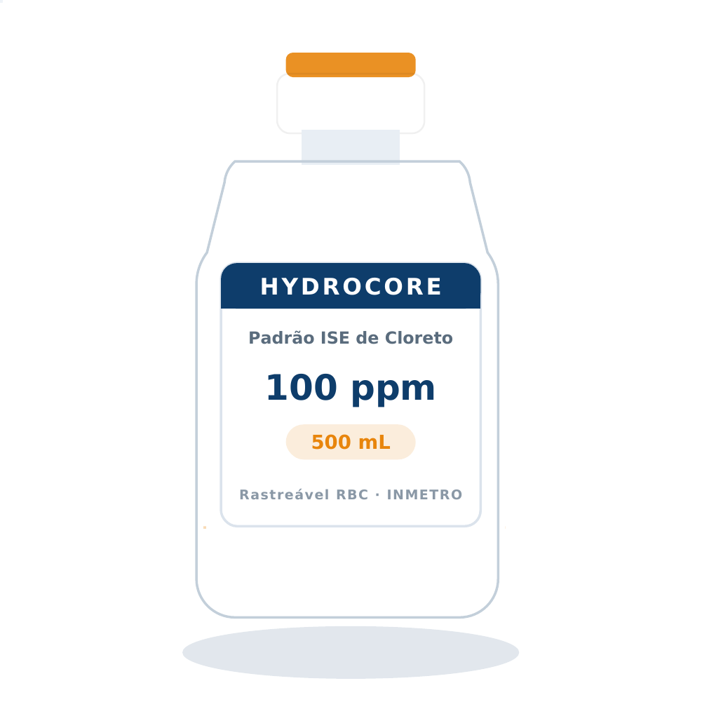 Solução Padrão de Cloreto 100 ppm para ISE — 500 mL