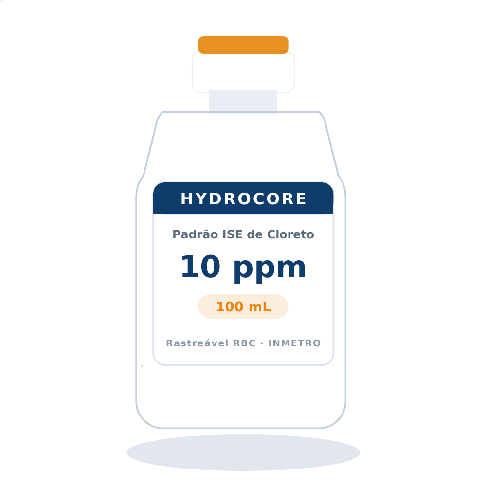 Solução Padrão de Cloreto 10 ppm para ISE — 100 mL
