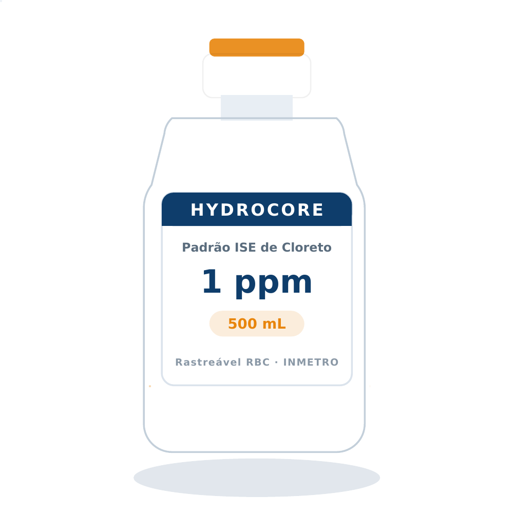 Solução Padrão de Cloreto 1 ppm para ISE — 500 mL