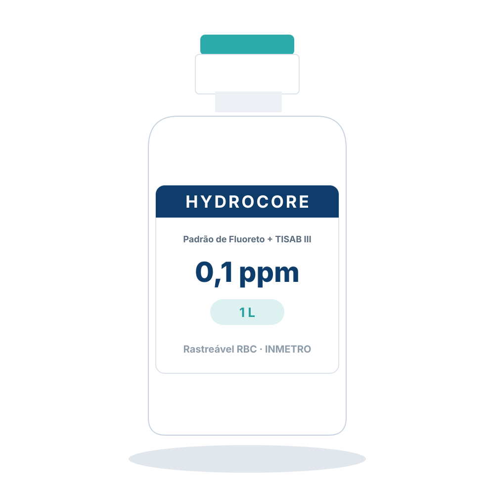 Solução Padrão de Fluoreto 0, 1 ppm para ISE (com TISAB III)