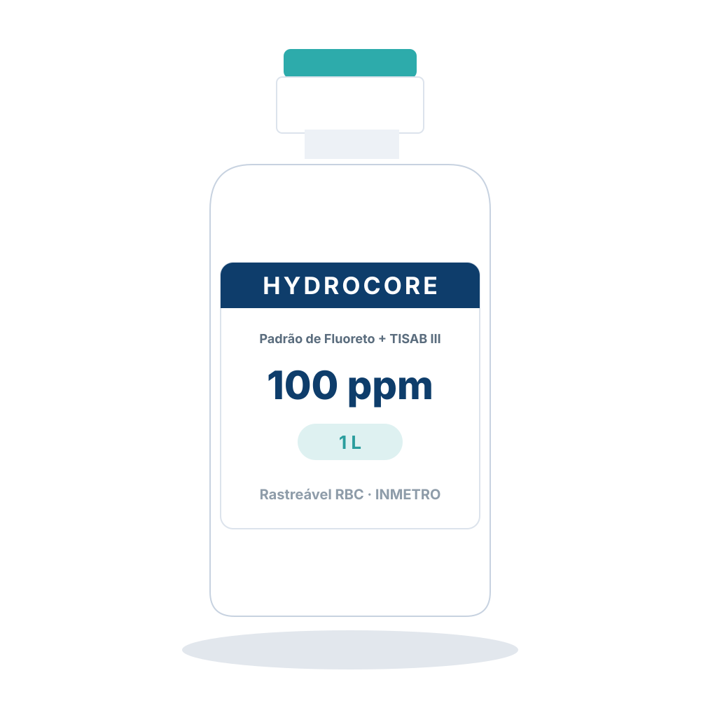 Solução Padrão de Fluoreto 100 ppm para ISE (com TISAB III)