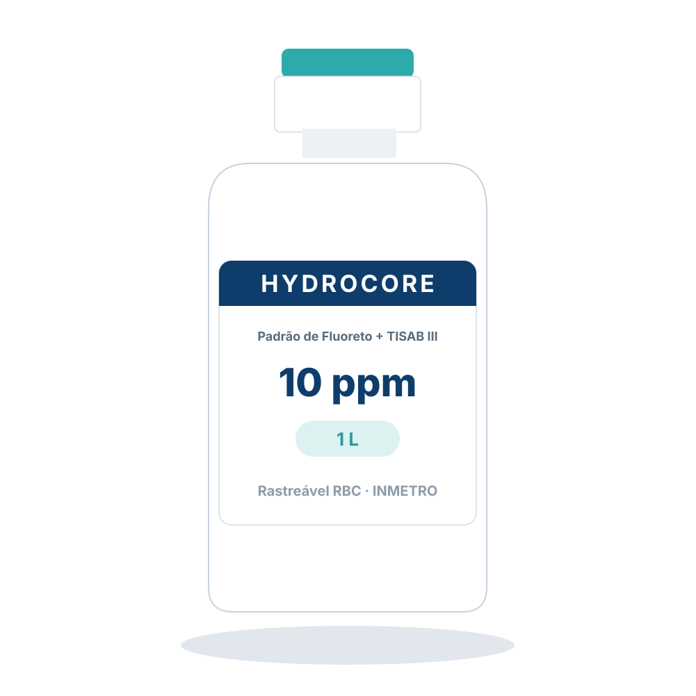 Solução Padrão de Fluoreto 10 ppm para ISE (com TISAB III)