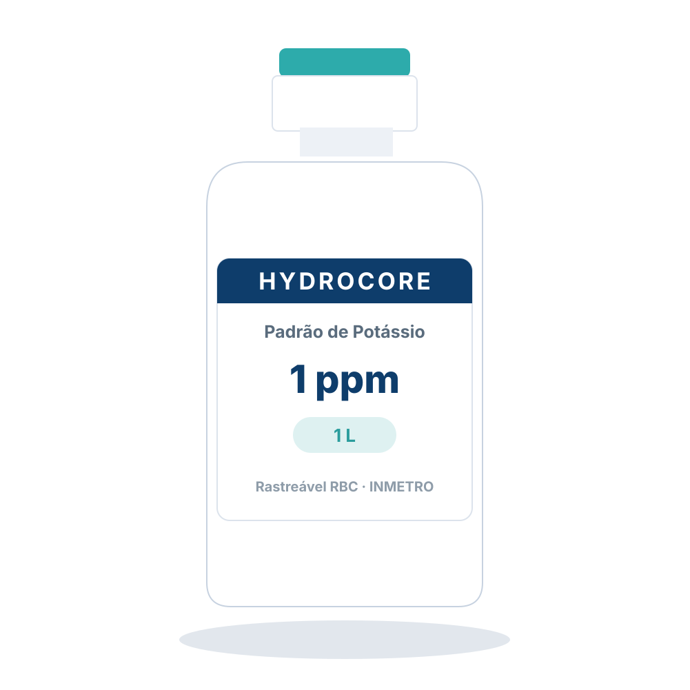 Solução Padrão de Potássio 1 ppm para ISE (1 L)