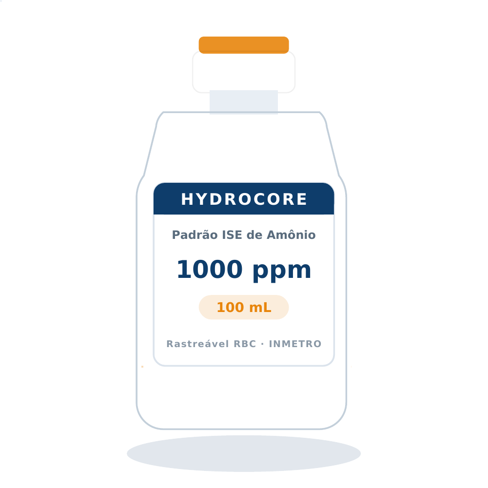 Solução Padrão de Amônio 1000 ppm para ISE — 100 mL