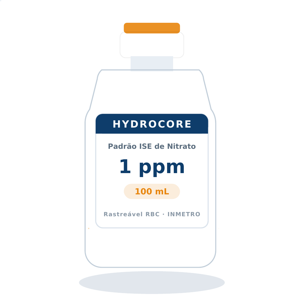 Solução Padrão de Nitrato 1 ppm para ISE — 100 mL
