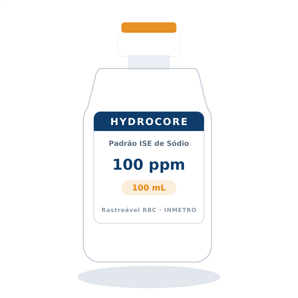 Solução Padrão de Sódio 100 ppm para ISE — 100 mL
