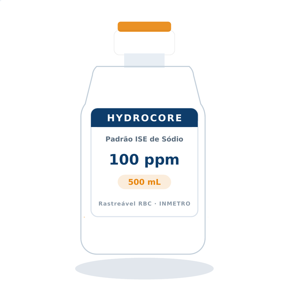 Solução Padrão de Sódio 100 ppm para ISE — 500 mL