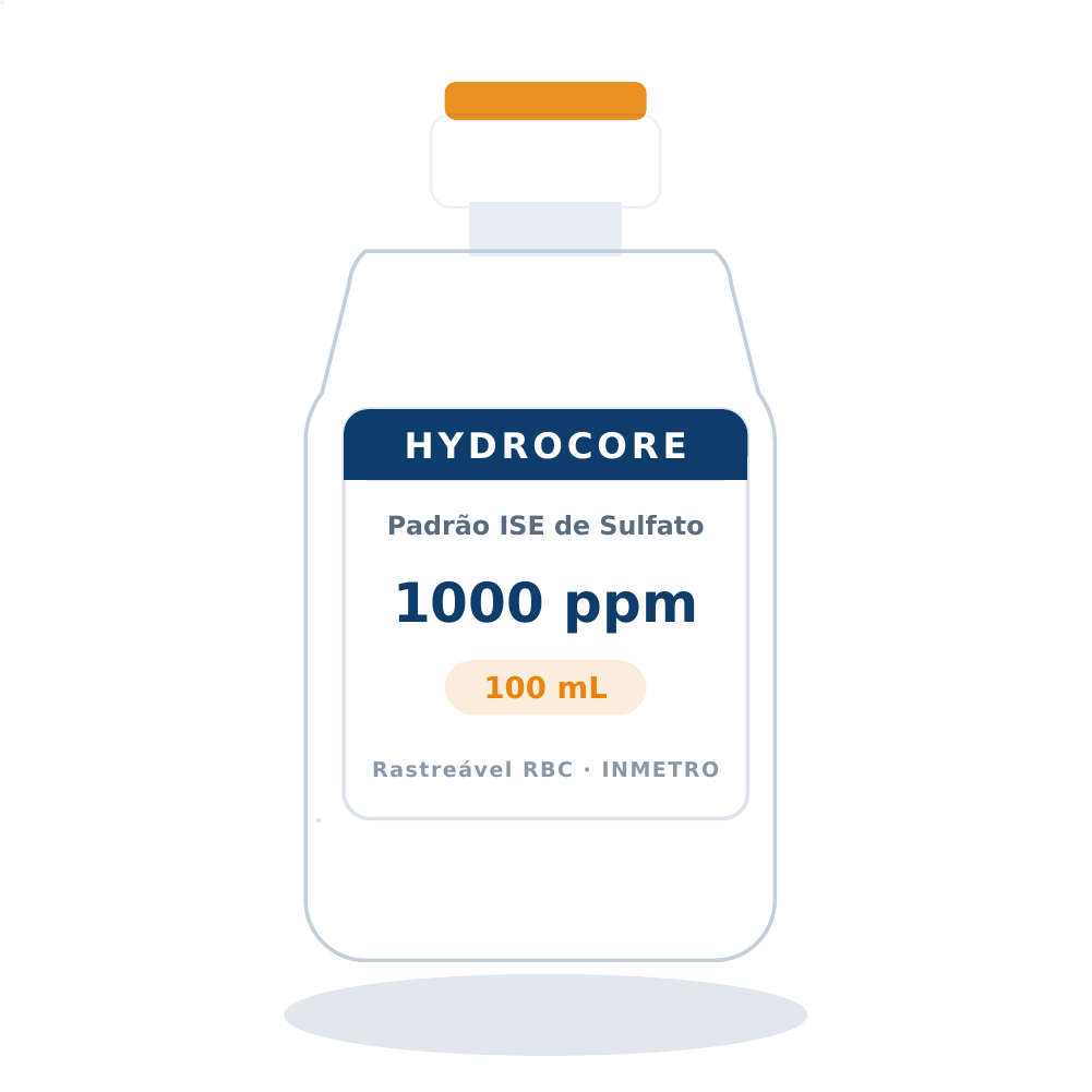 Solução Padrão de Sulfato 1000 ppm para ISE — 100 mL