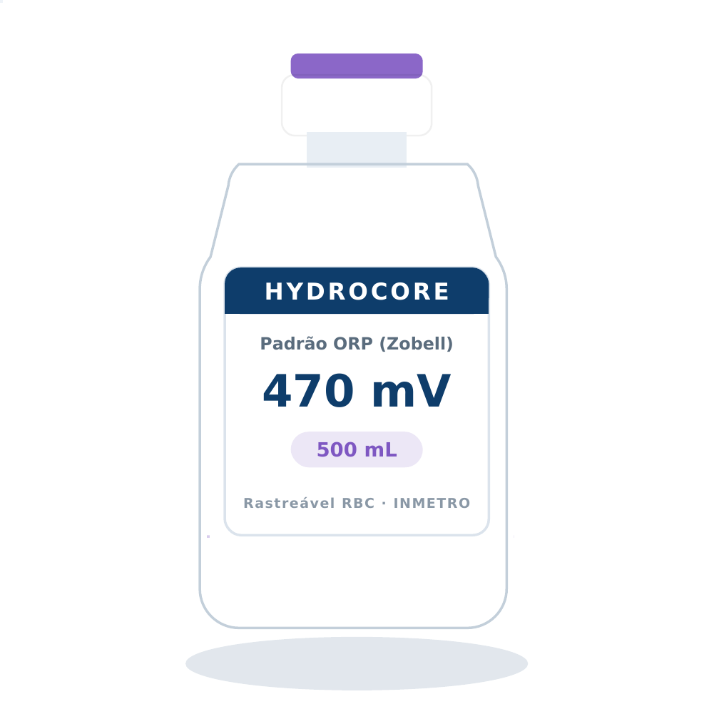 Solução Padrão de ORP/Redox 470 mV a 25 ºC — 500 mL