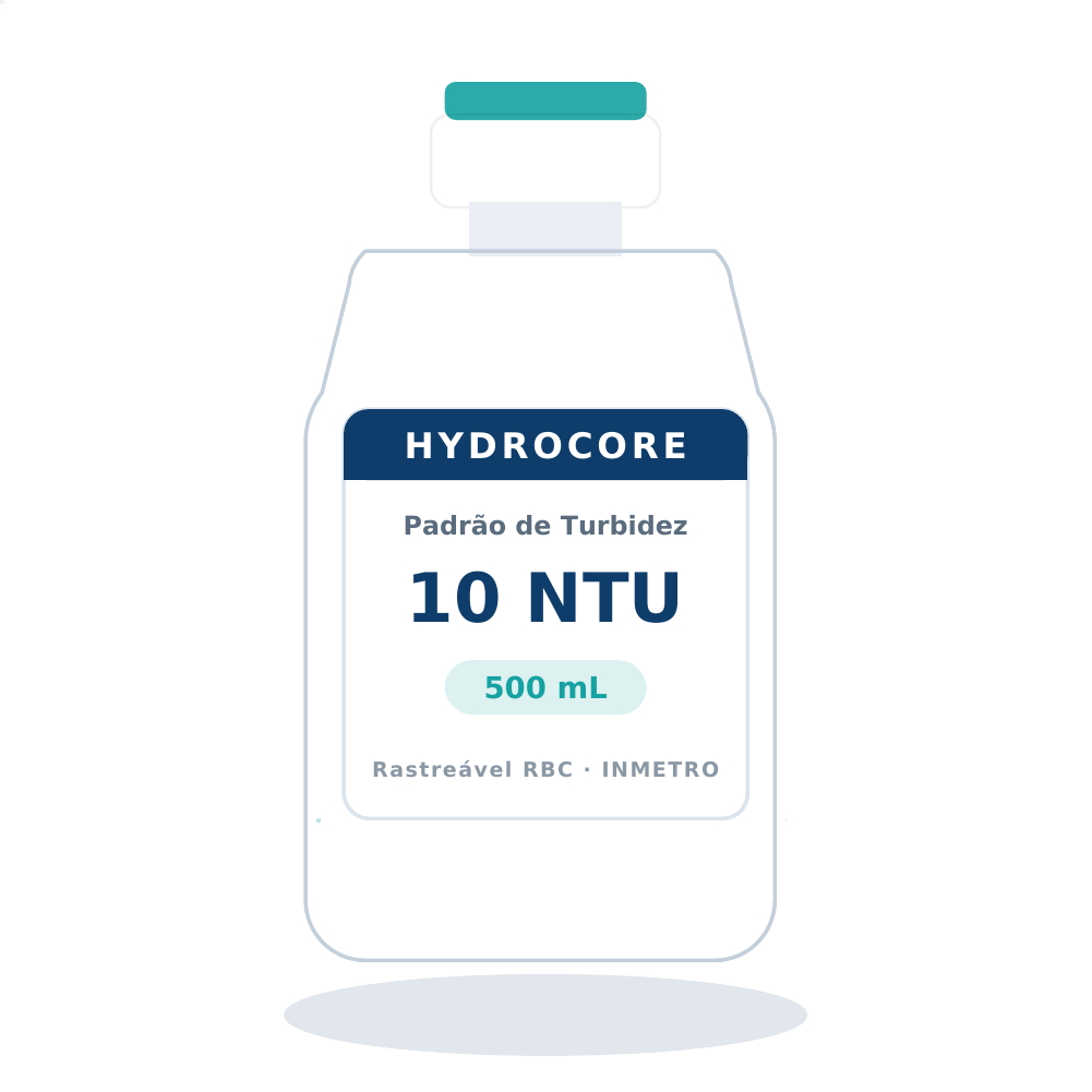 Solução Padrão de Turbidez 10 NTU — 500 mL