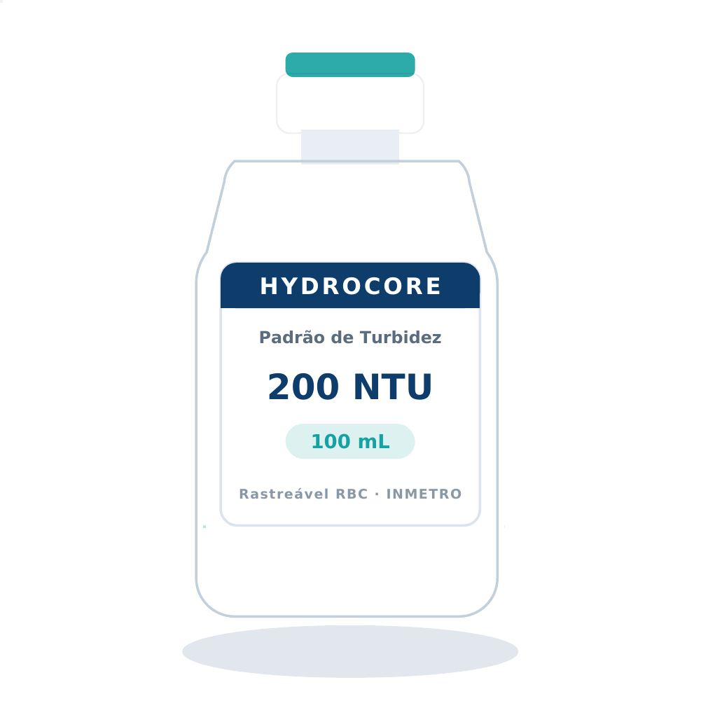Solução Padrão de Turbidez 200 NTU — 100 mL