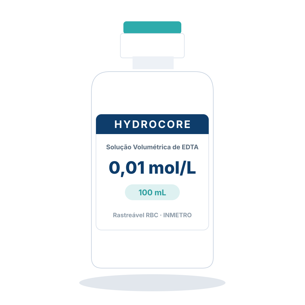 Solução Volumétrica de EDTA Dissódico 0,01 mol/L (100 mL)