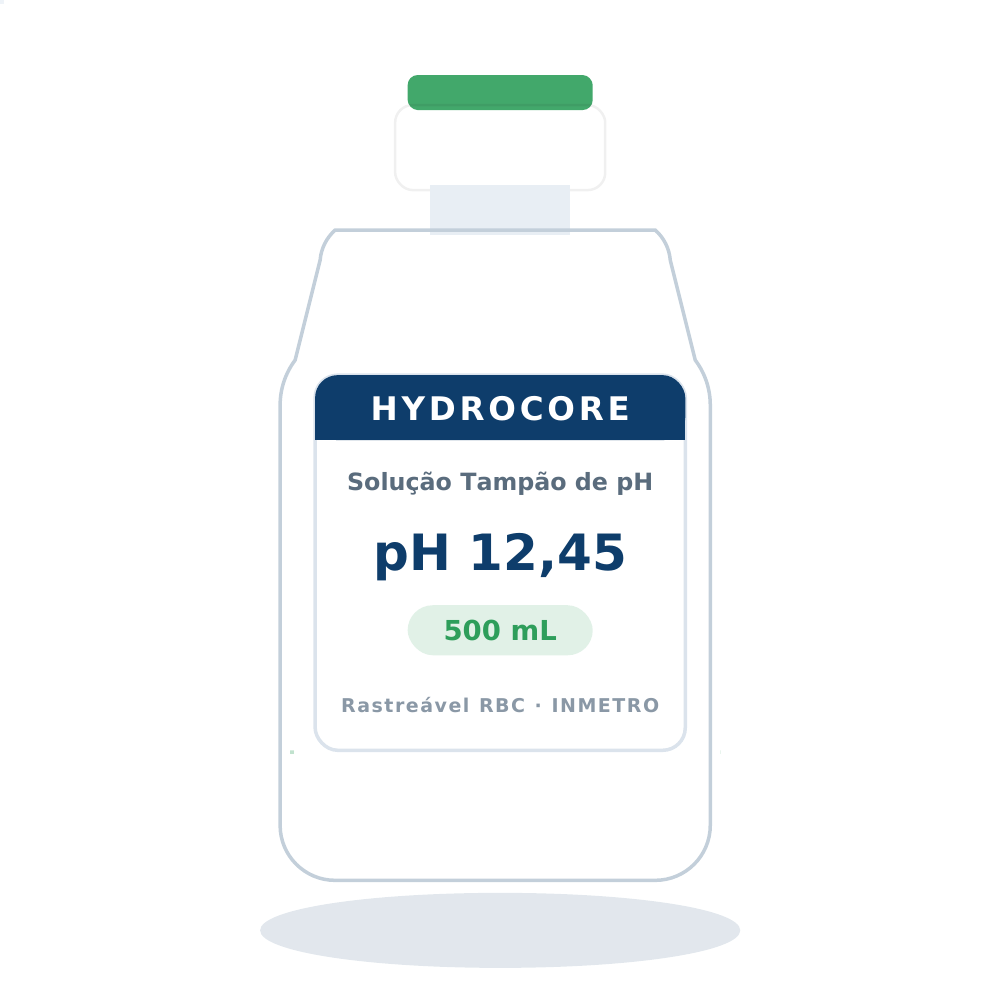 Solução Tampão pH 12,45 a 25 ºC — 500 mL