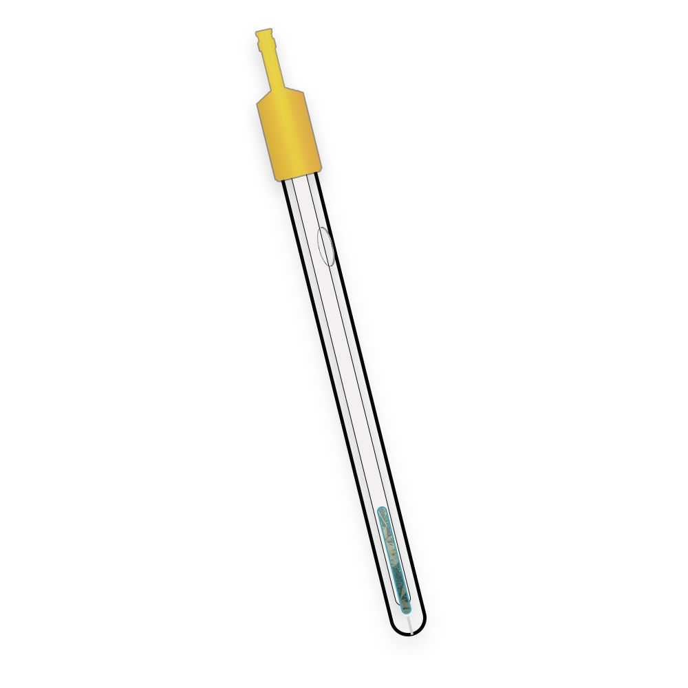 Eletrodo de Referência Ag/AgCl Ø 5 x 100 mm